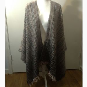 Knit Shawl Cape